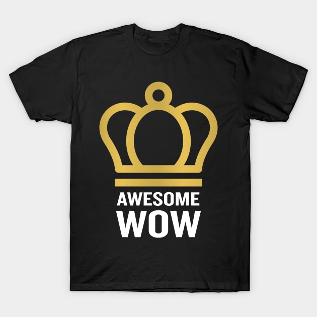 Awesome Hat Of King Wow Gold Crown Epic Tee T-Shirt by interDesign